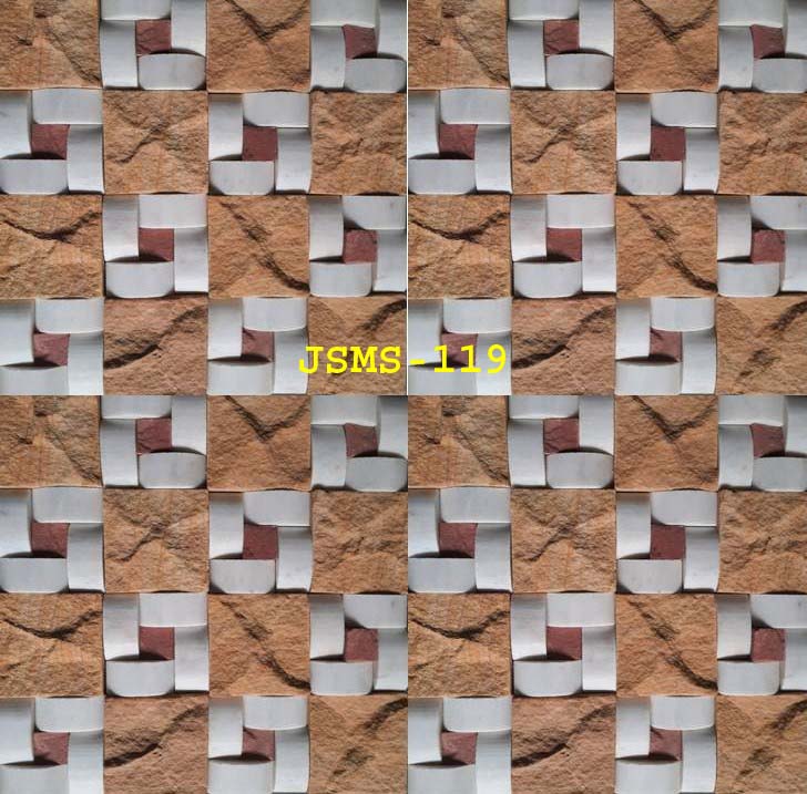 Designer Stone Mosaic Wall Cladding Tiles